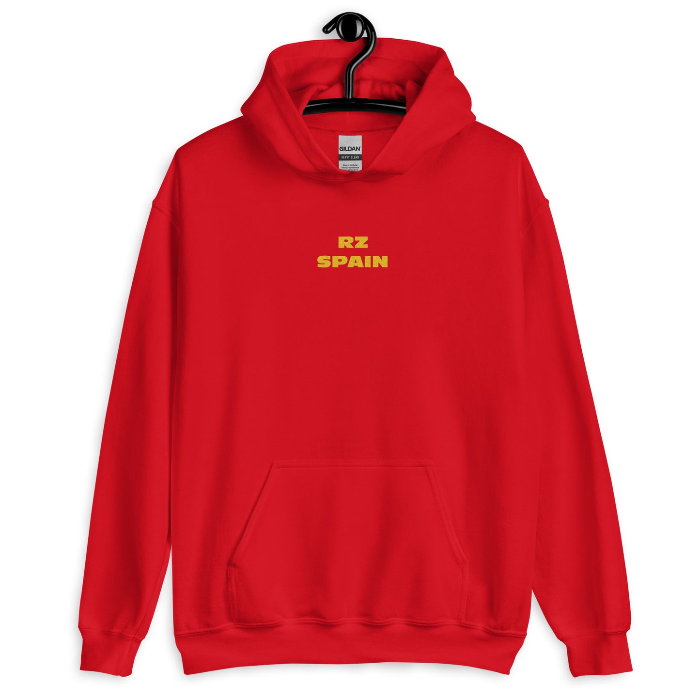 Sudadera bordada y estampada RZ SPAIN con capucha unisex