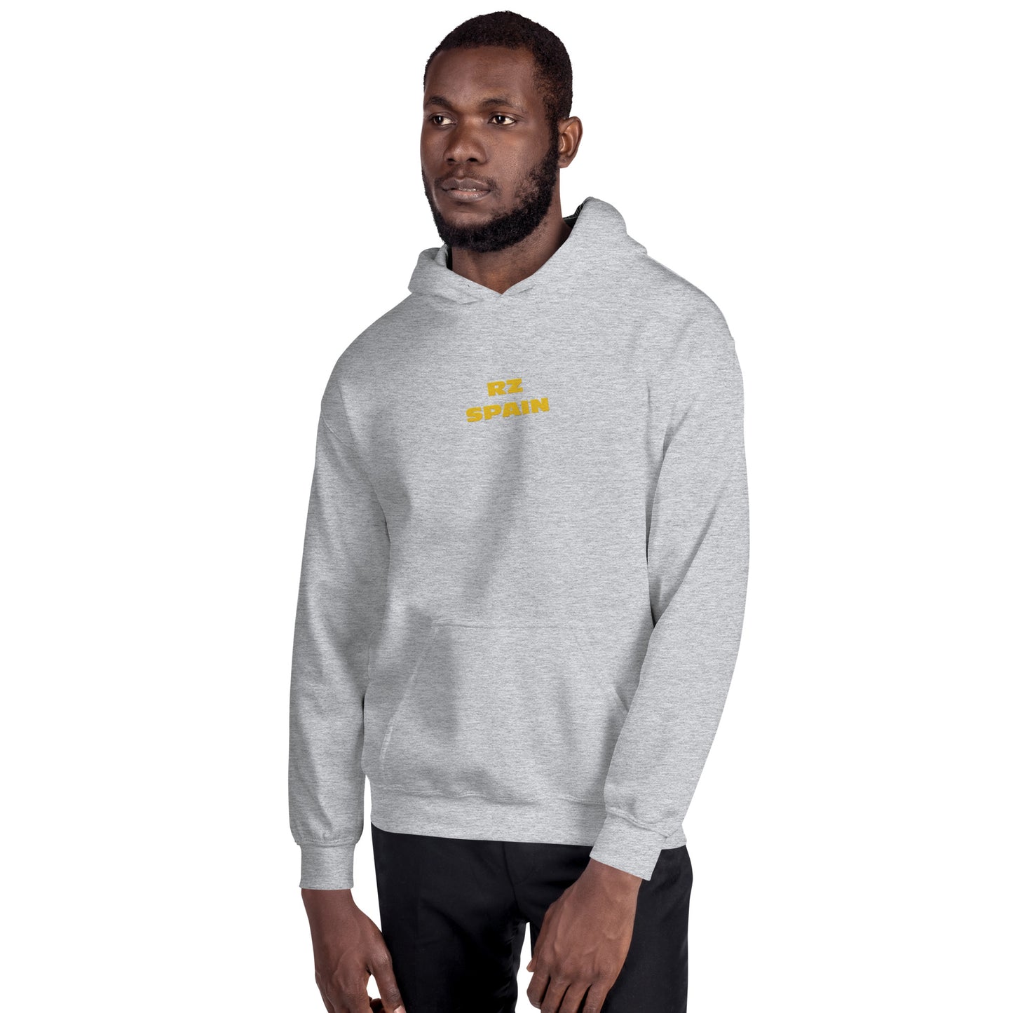 Sudadera bordada y estampada RZ SPAIN con capucha unisex