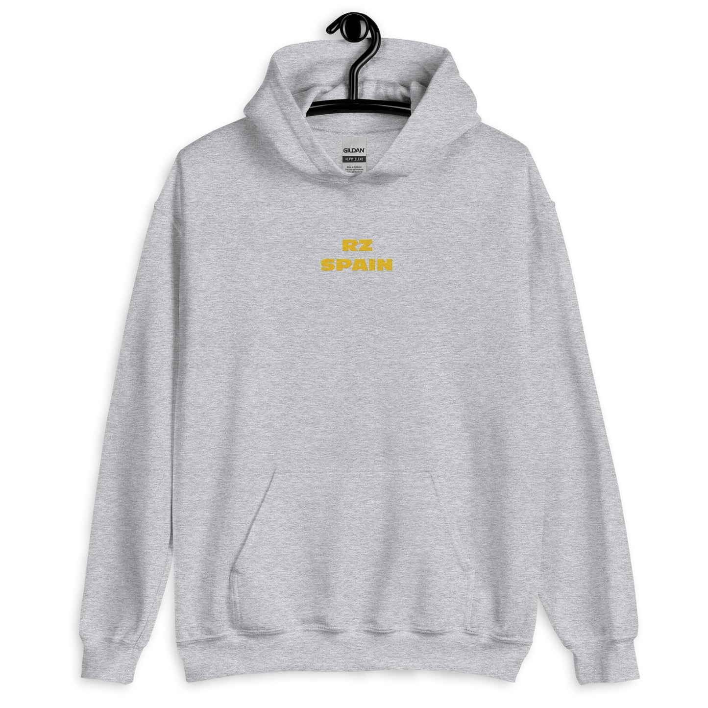 Sudadera bordada y estampada RZ SPAIN con capucha unisex