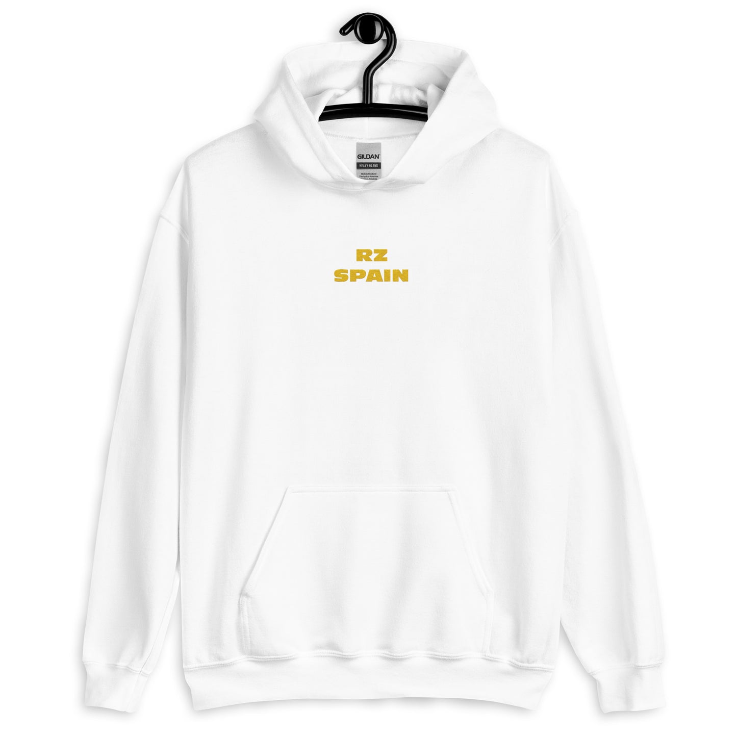 Sudadera bordada y estampada RZ SPAIN con capucha unisex