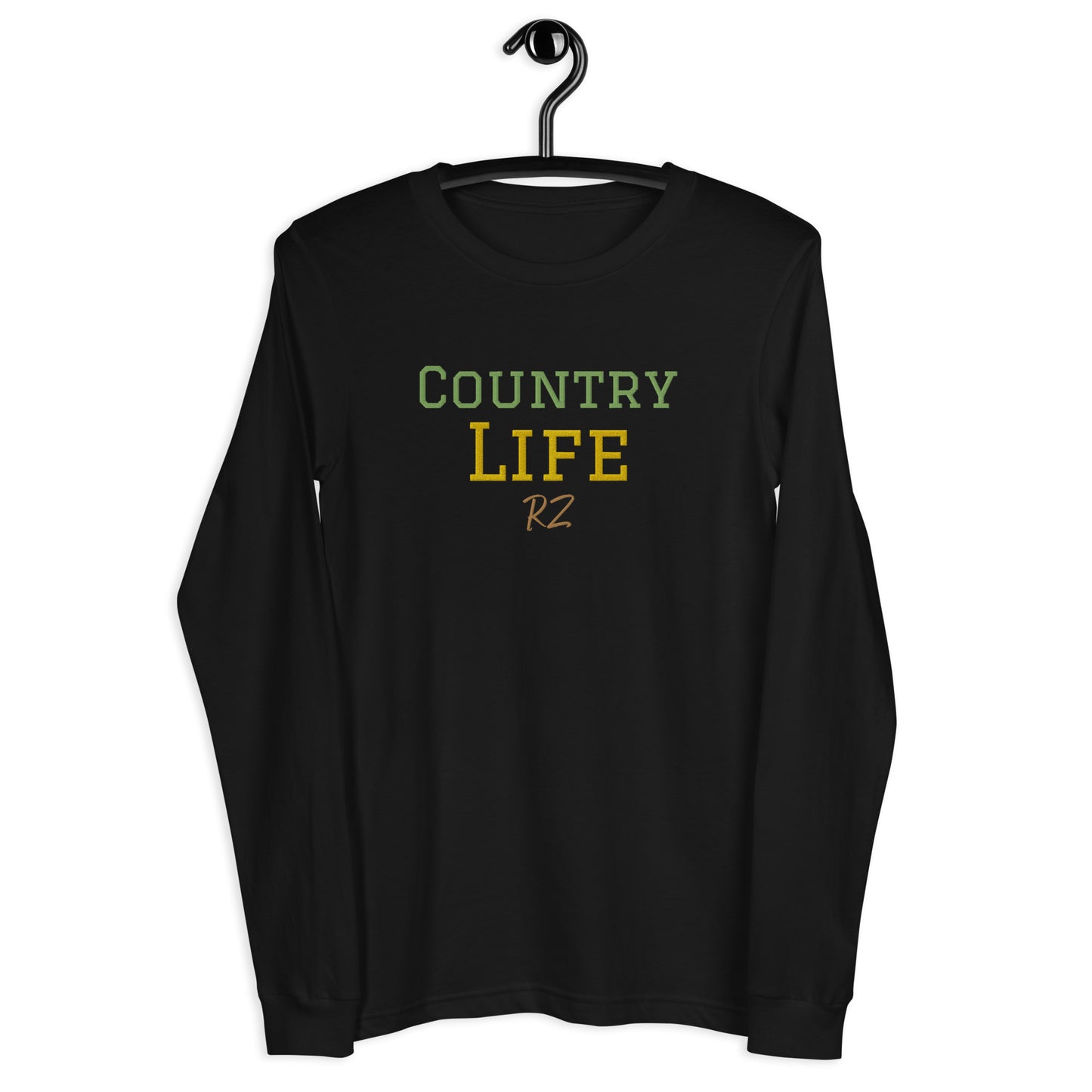 Camiseta Country Life RZ bordada, unisex