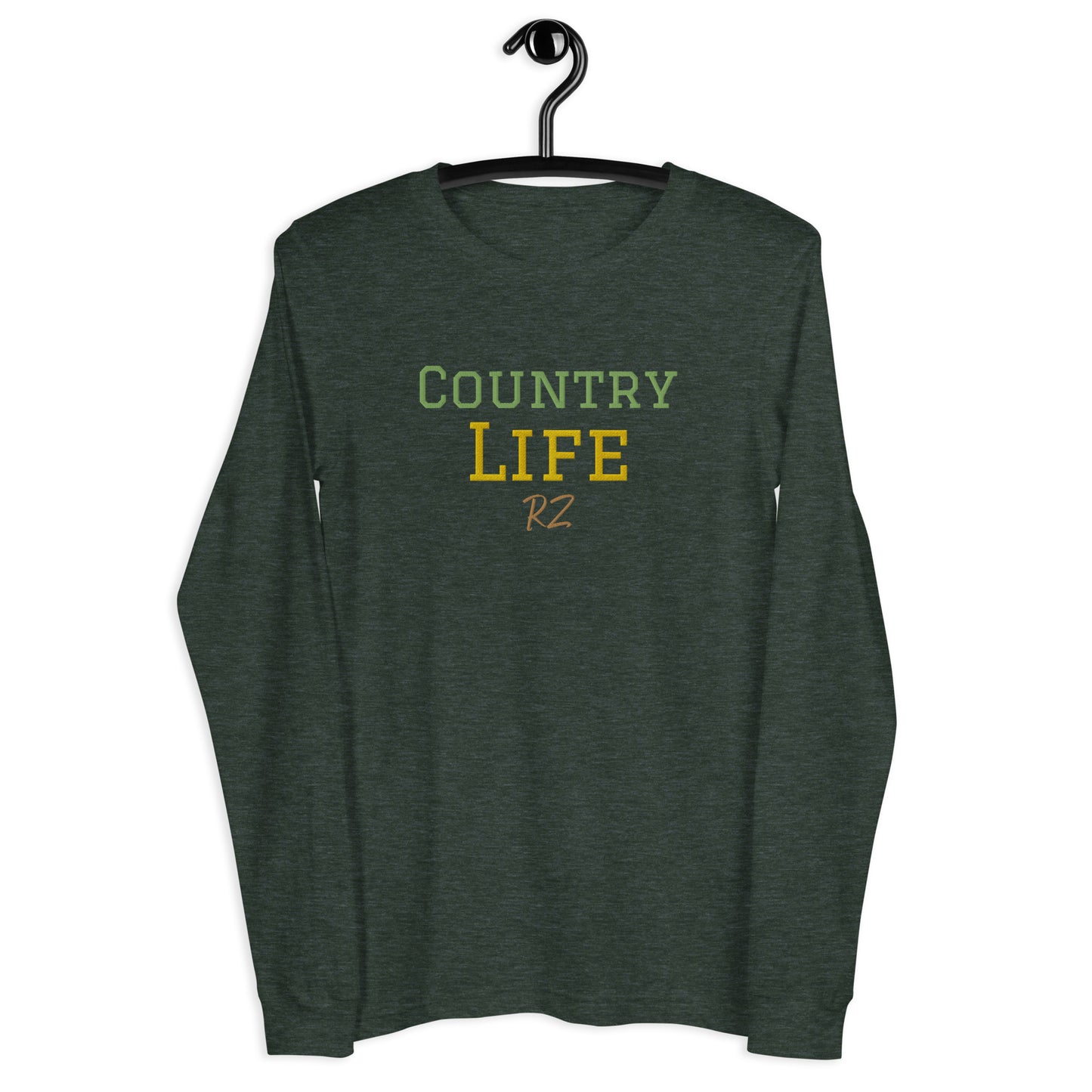 Camiseta Country Life RZ bordada, unisex