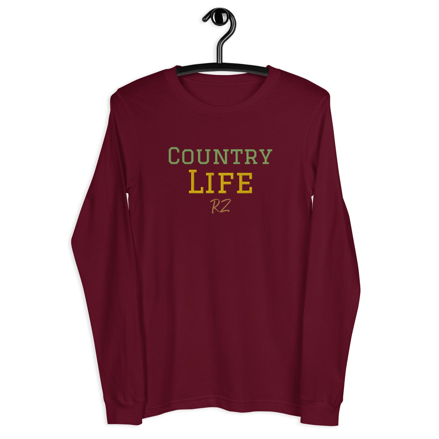 Camiseta Country Life RZ bordada, unisex