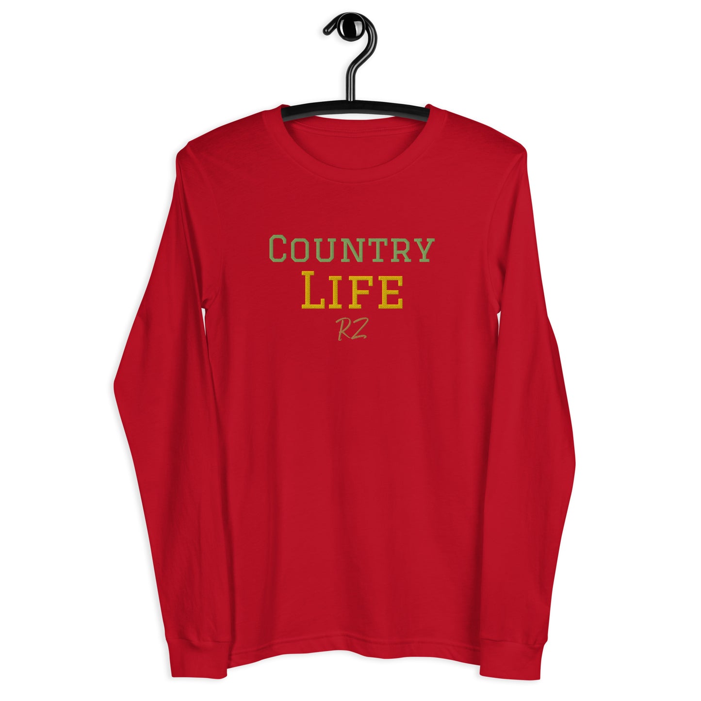 Camiseta Country Life RZ bordada, unisex