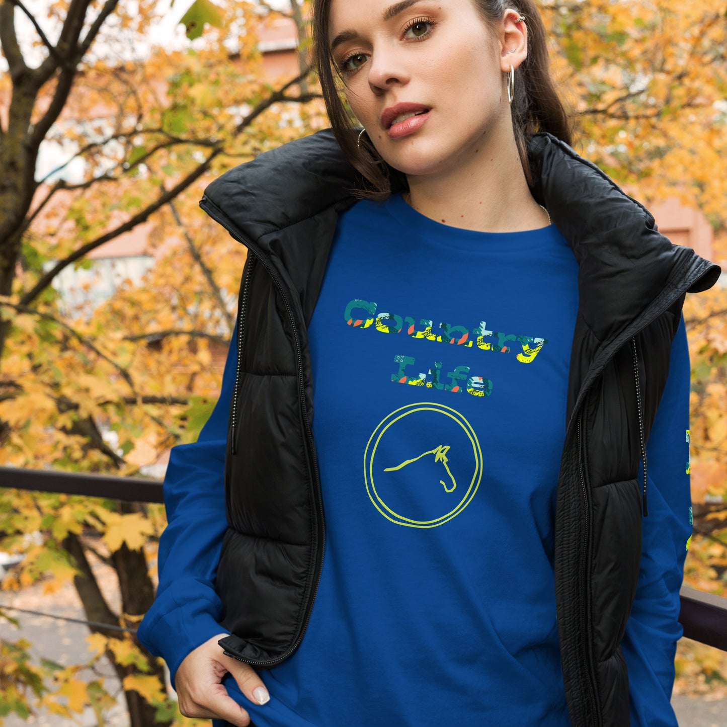 Camiseta Country Life RZ estampada, unisex