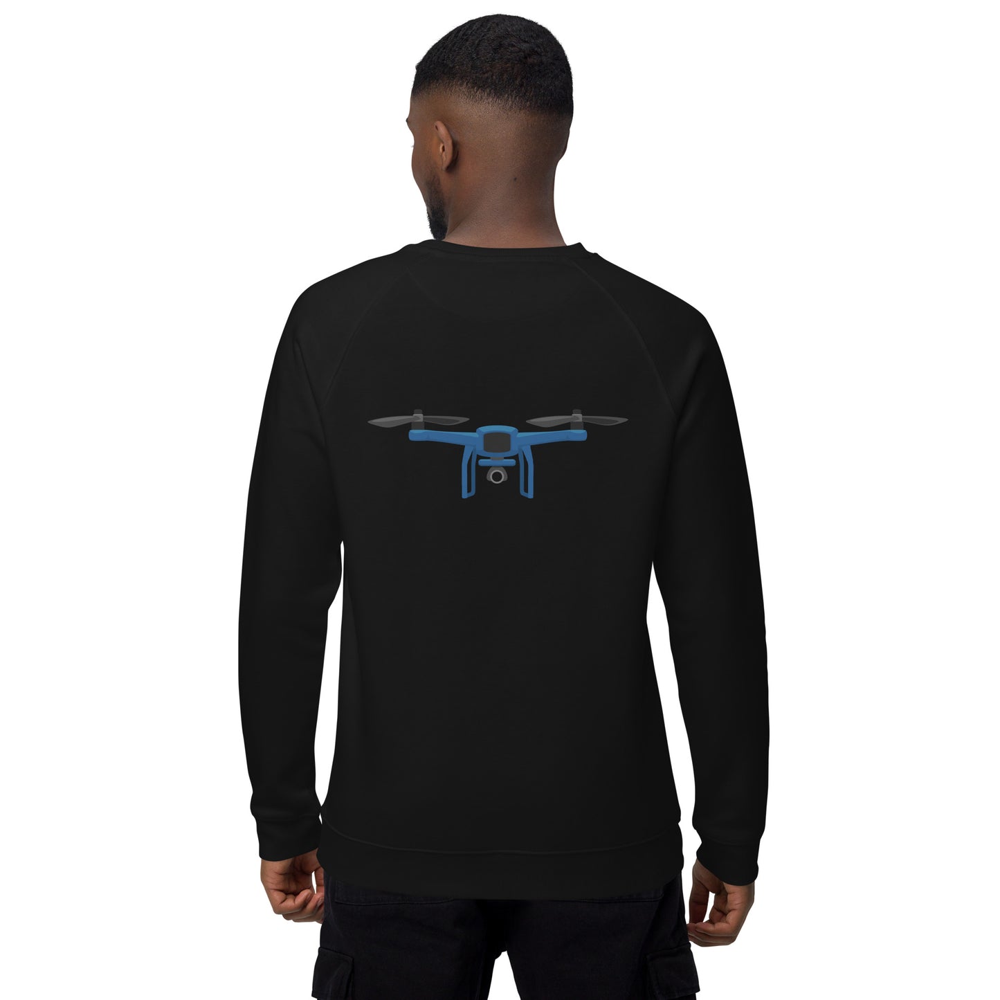 Sudadera raglán estampada RZ, unisex