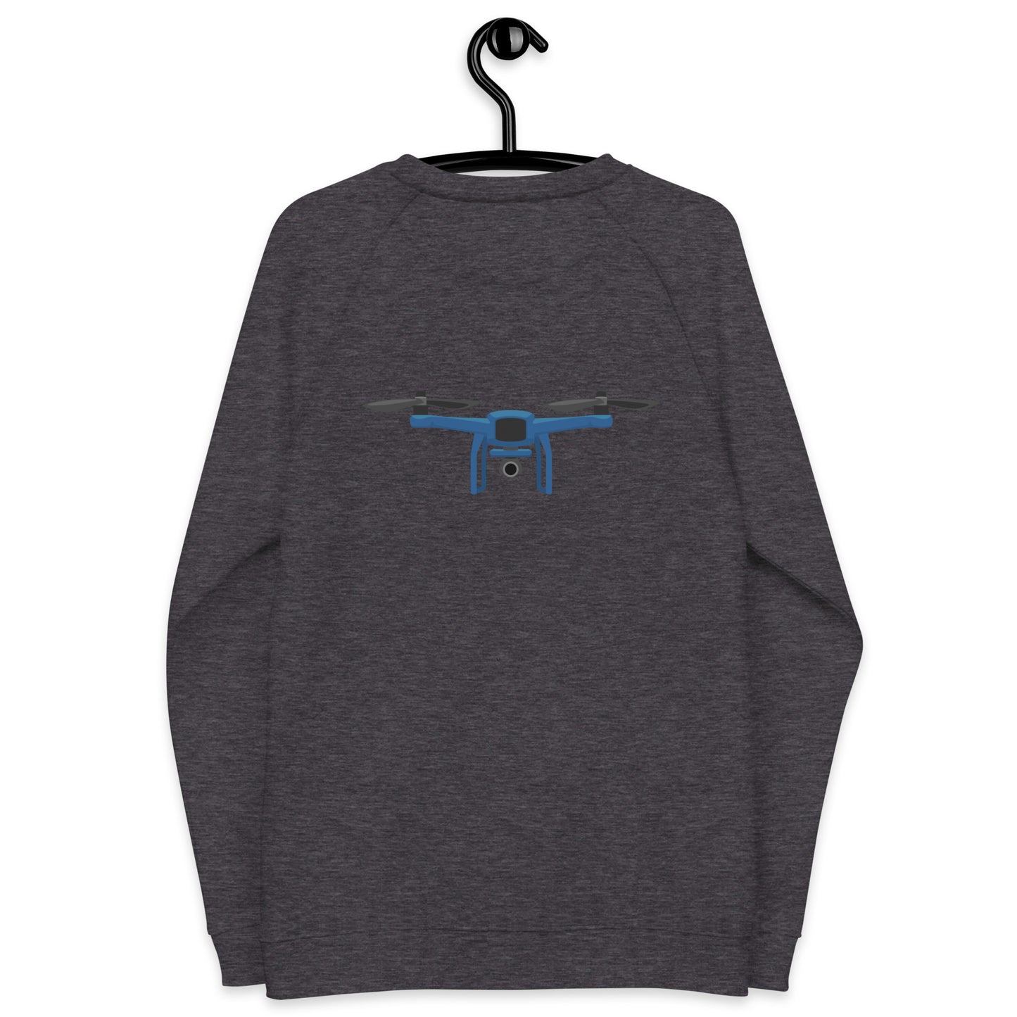 Sudadera raglán estampada RZ, unisex