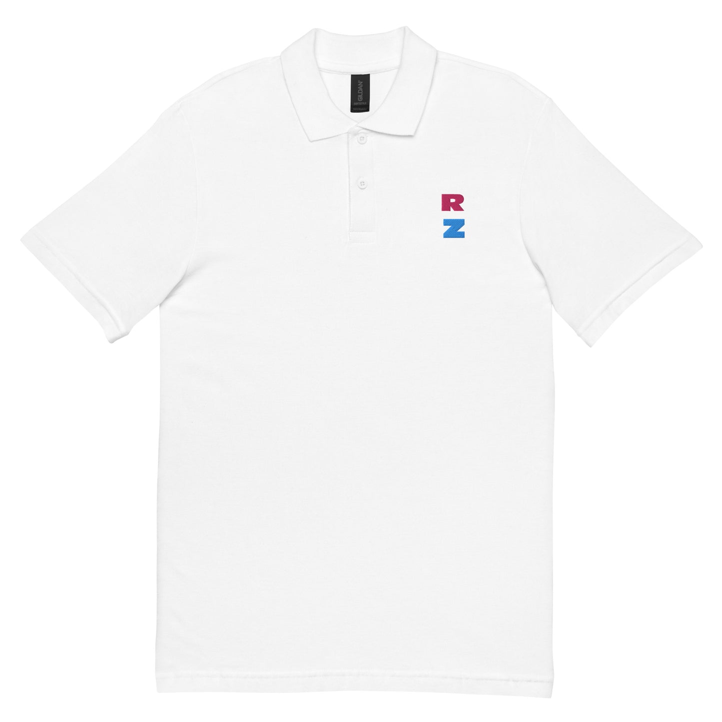 Polo de piqué bordada unisex RZ