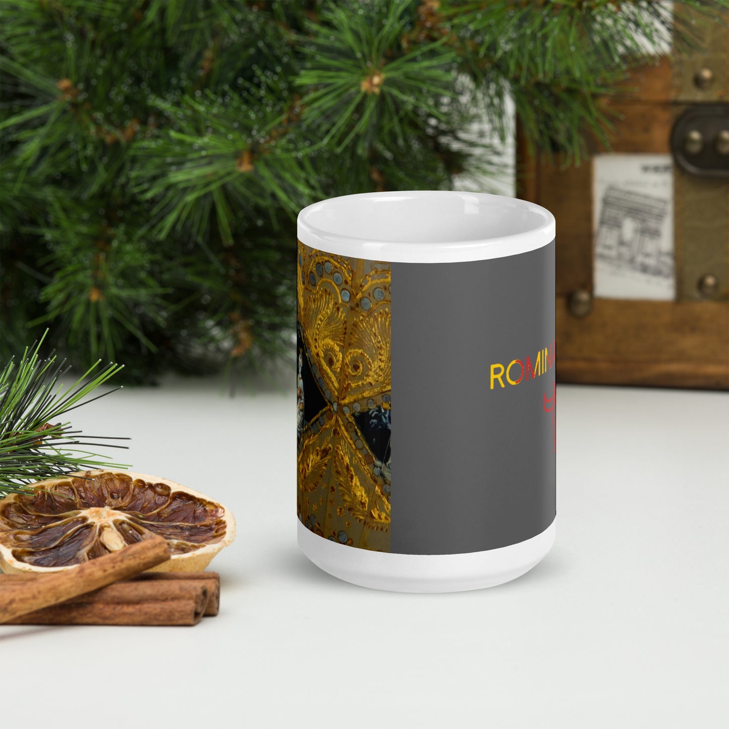 Taza blanca brillante RZ