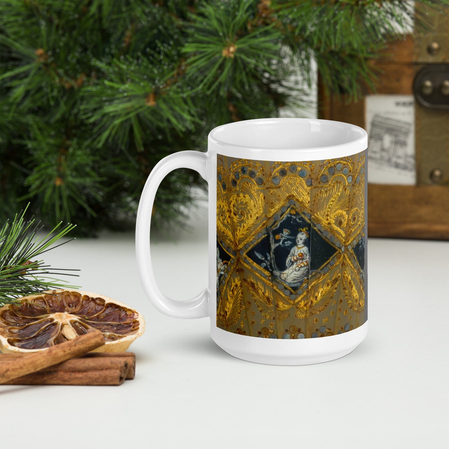 Taza blanca brillante RZ