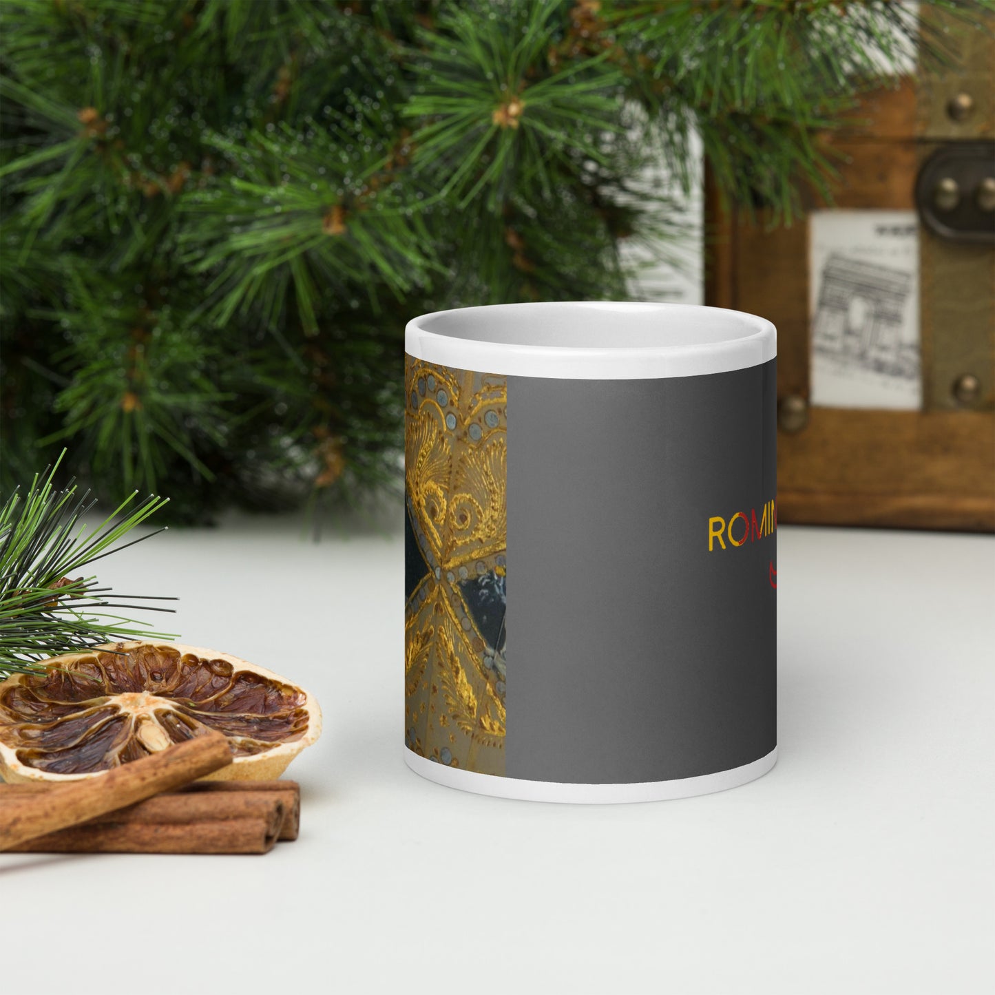 Taza blanca brillante RZ