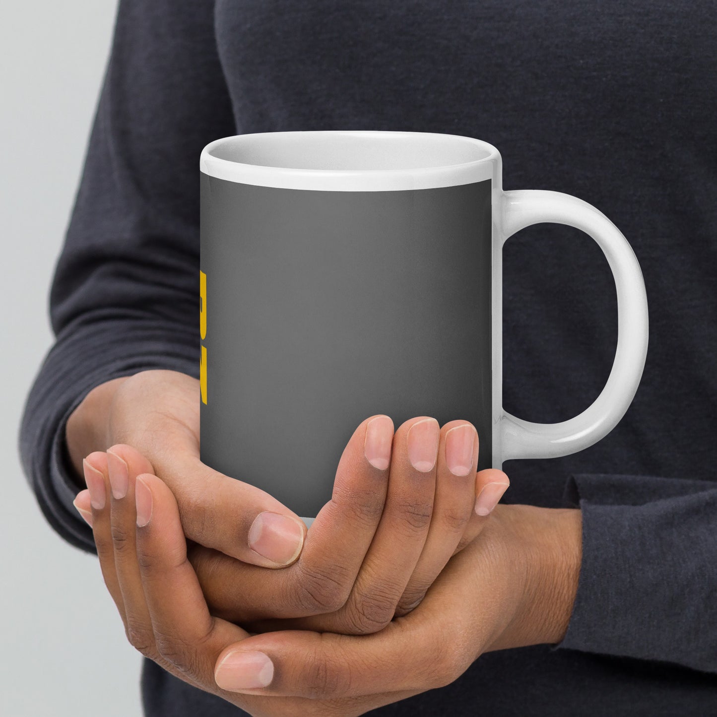 Taza blanca brillante RZ SPAIN