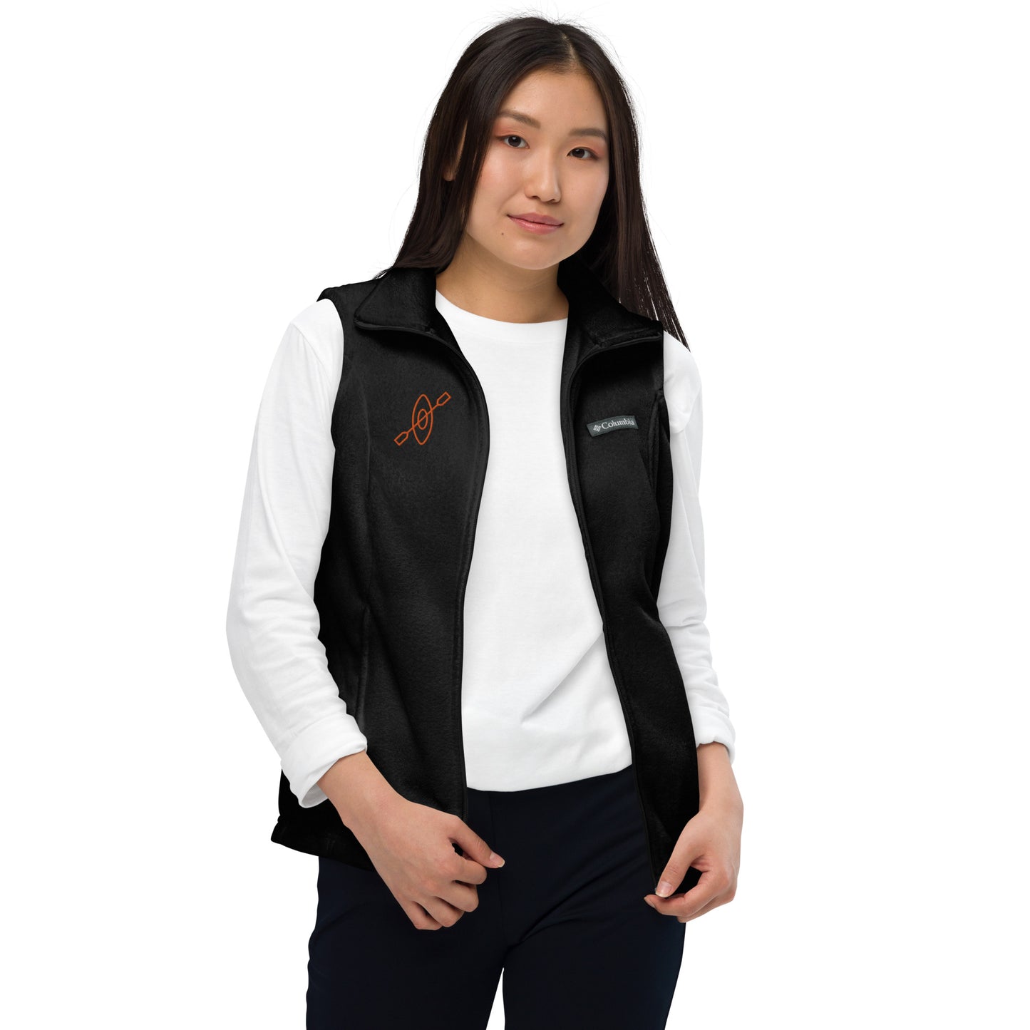 Chaqueta polar bordada Columbia, mujer