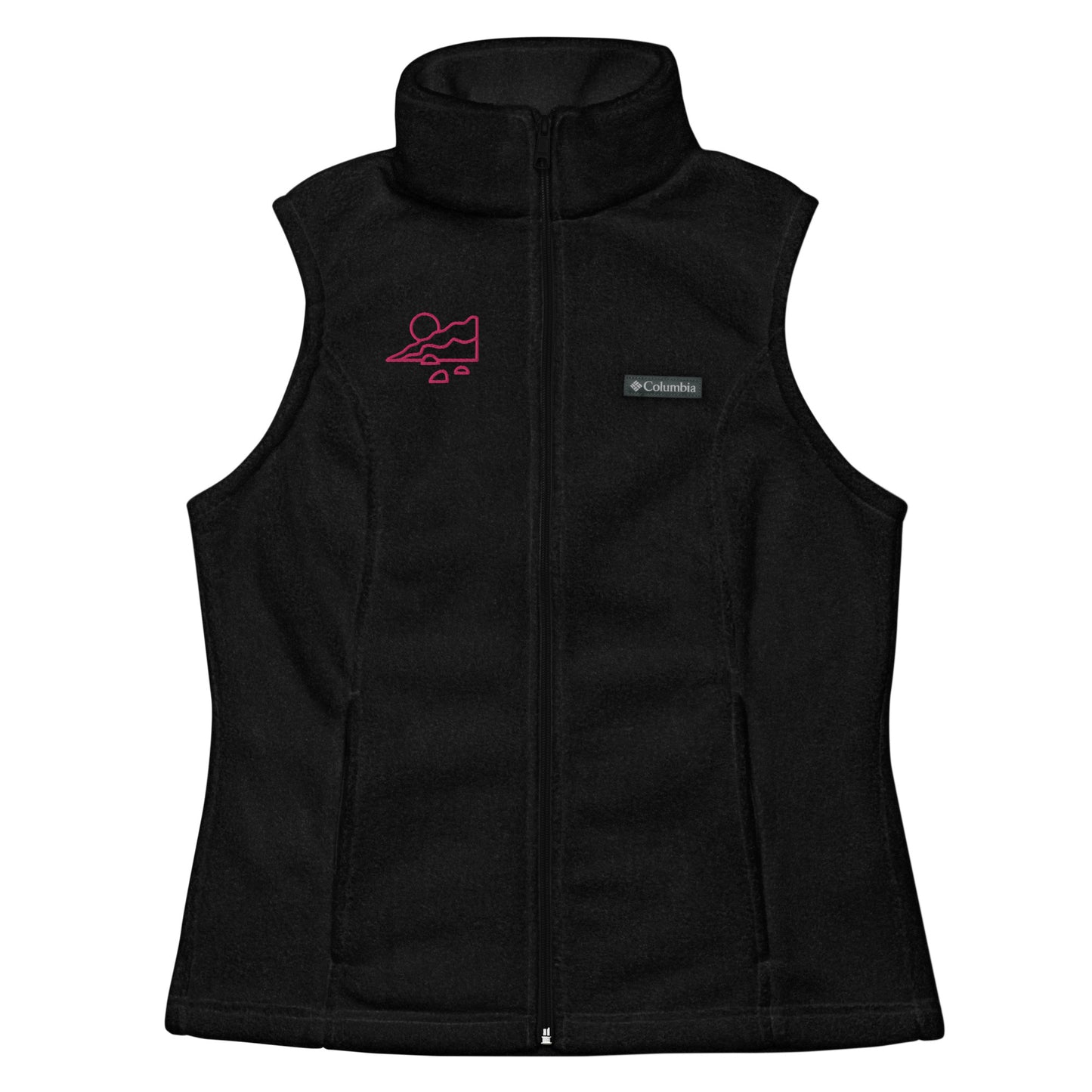 Chaleco polar bordada Columbia, mujer