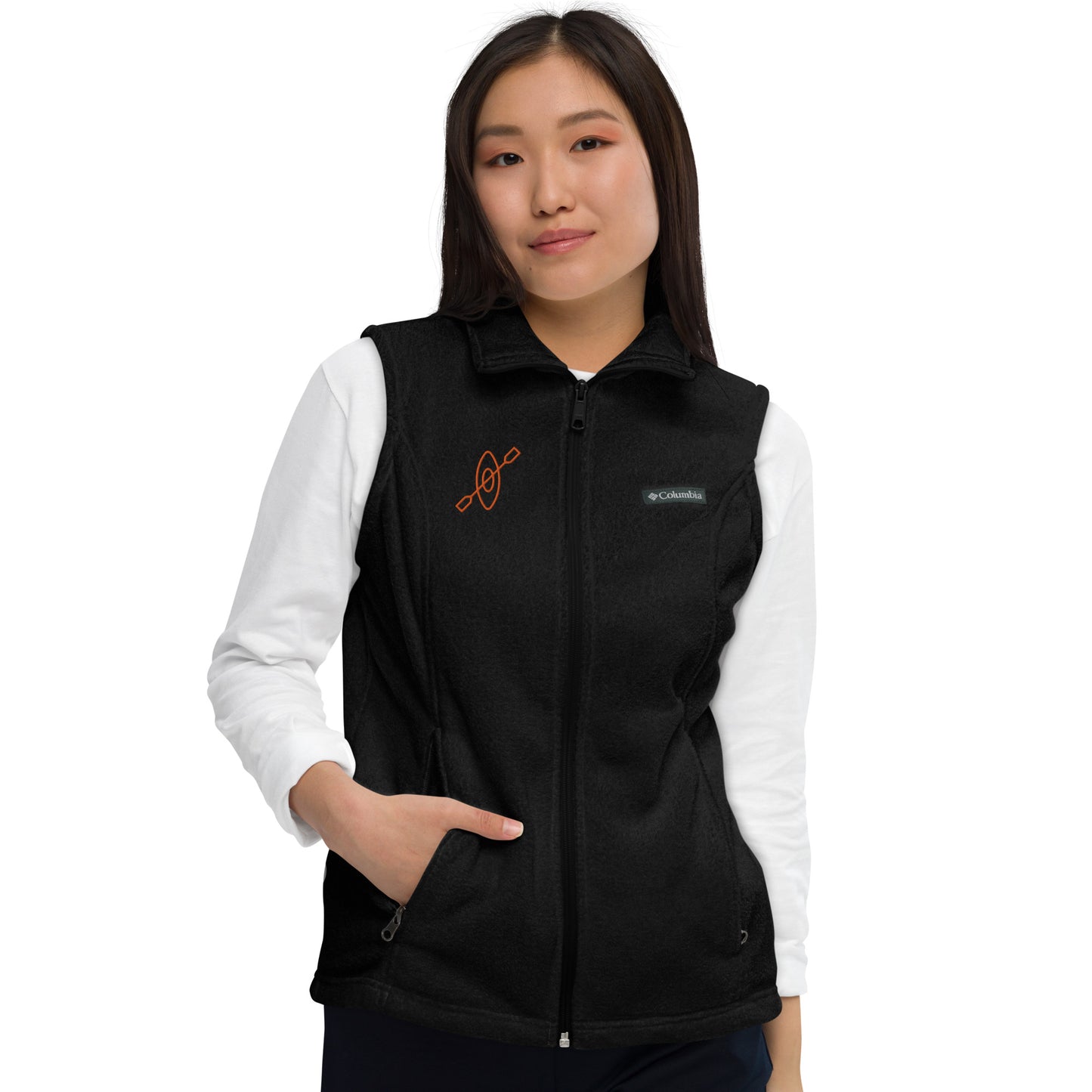 Chaqueta polar bordada Columbia, mujer