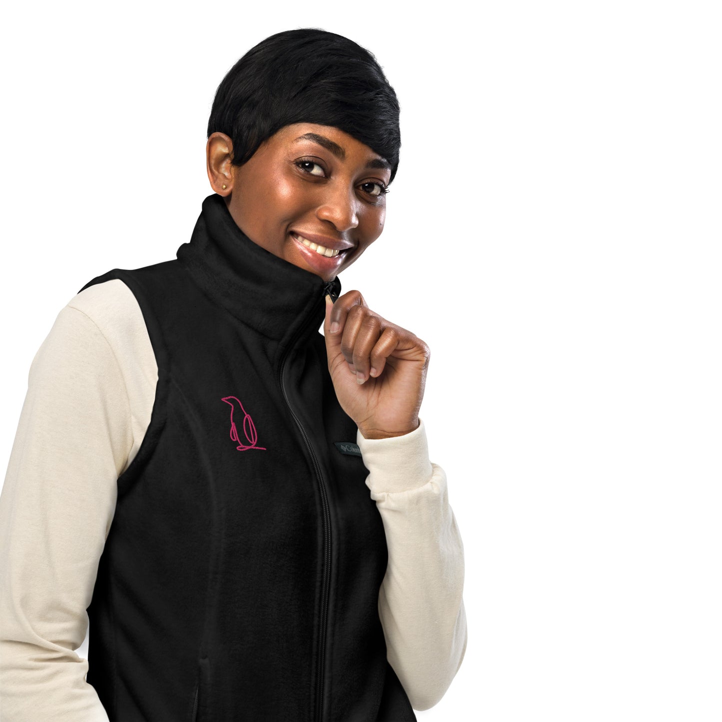 Chaqueta polar bordada Columbia, mujer