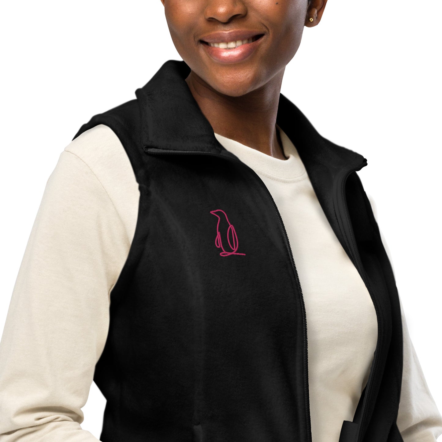 Chaqueta polar bordada Columbia, mujer