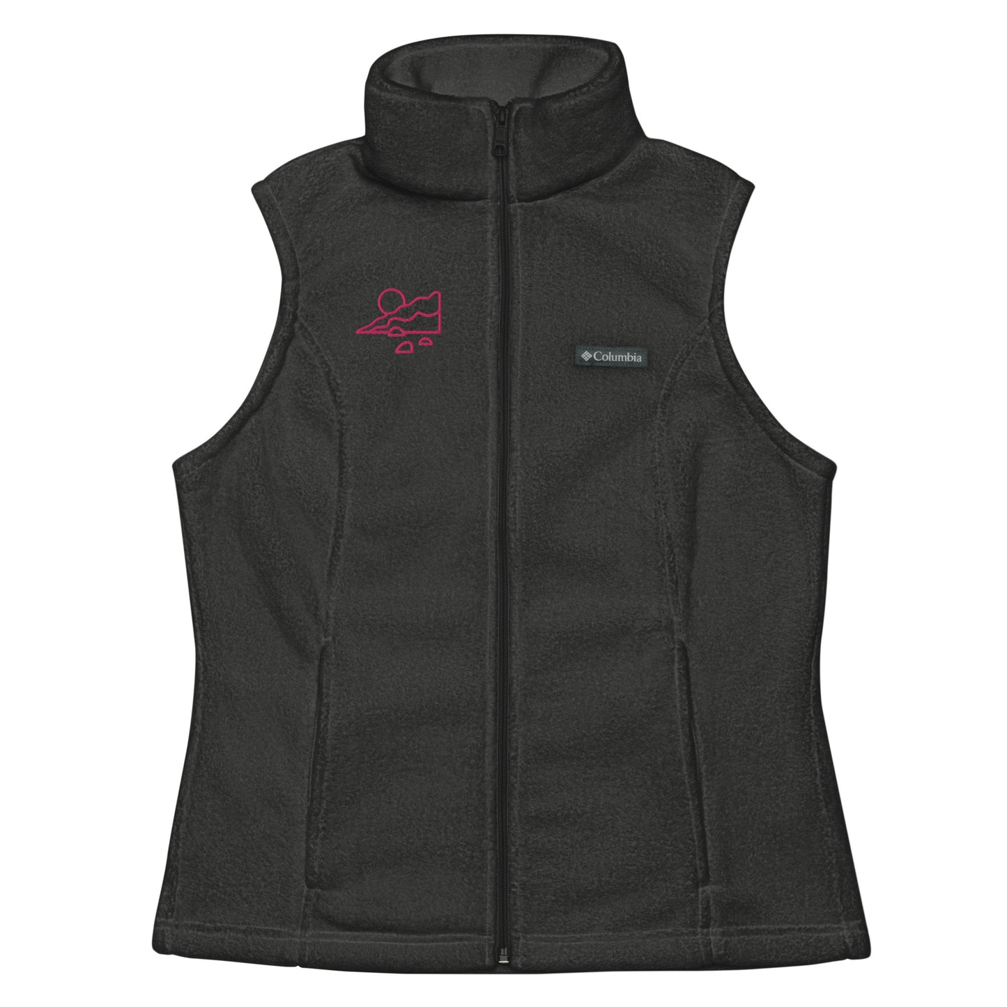 Chaleco polar bordada Columbia, mujer