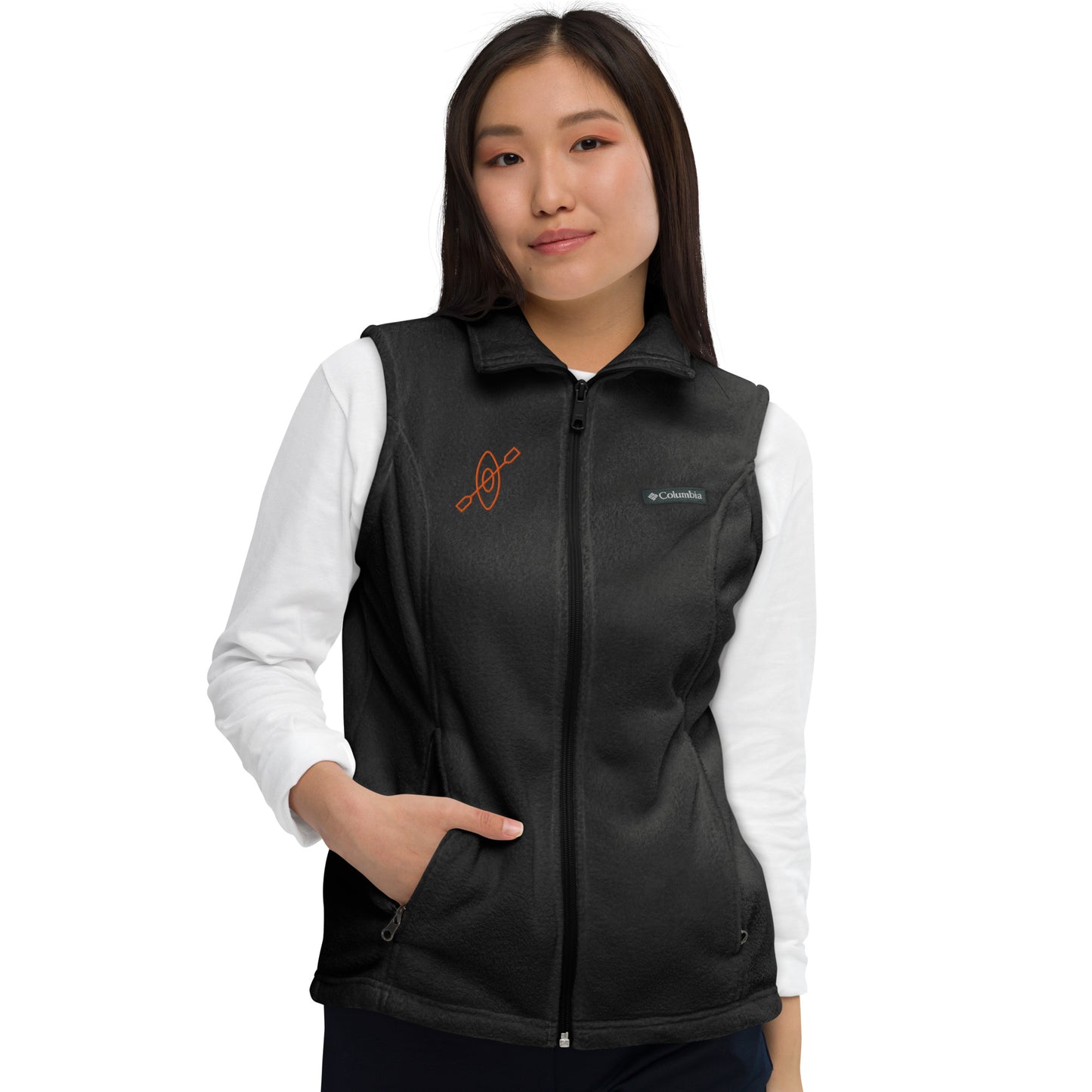 Chaqueta polar bordada Columbia, mujer