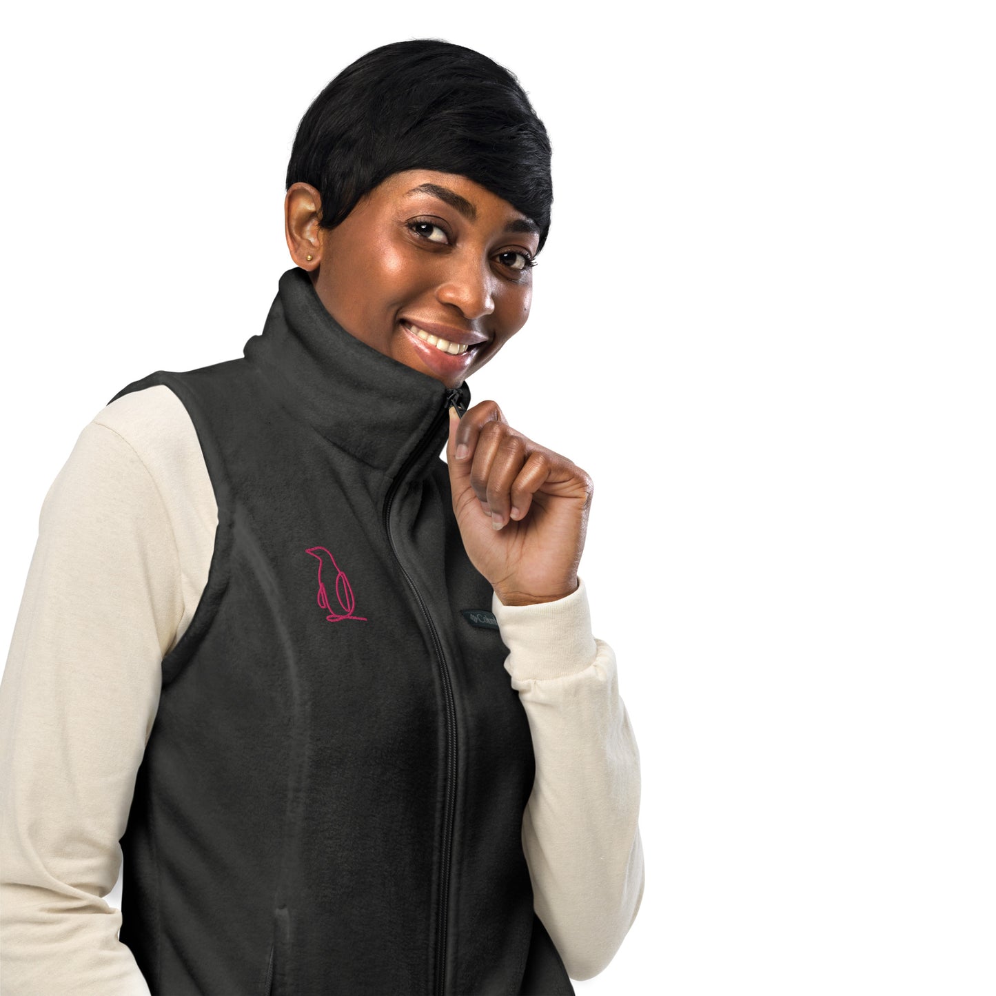 Chaqueta polar bordada Columbia, mujer