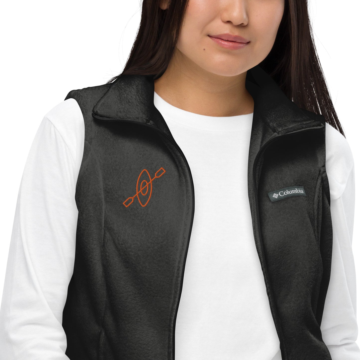 Chaqueta polar bordada Columbia, mujer
