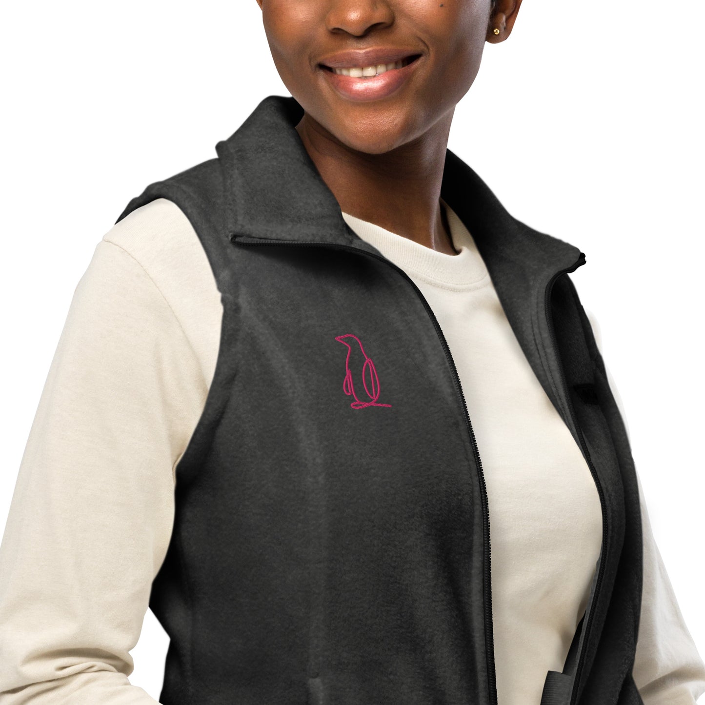 Chaqueta polar bordada Columbia, mujer