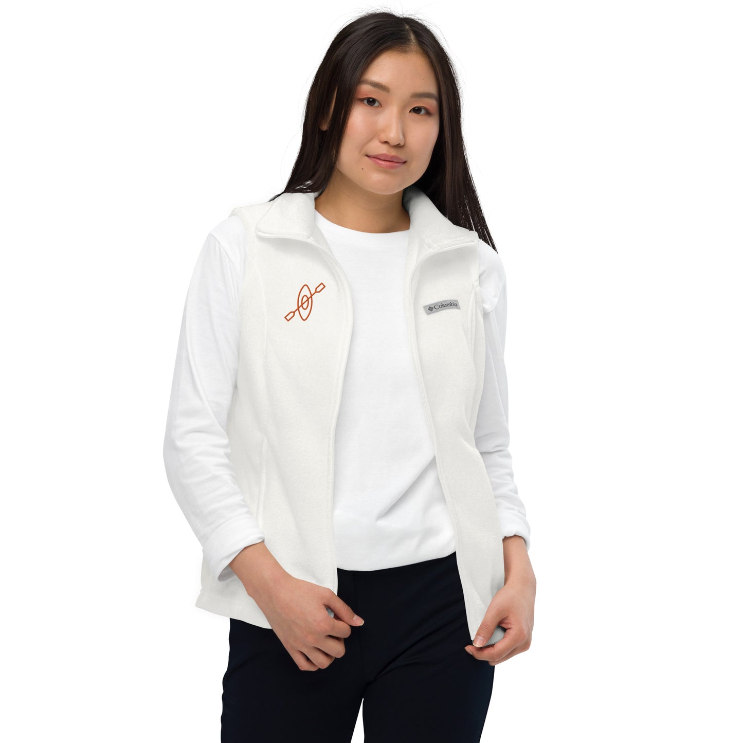 Chaqueta polar bordada Columbia, mujer