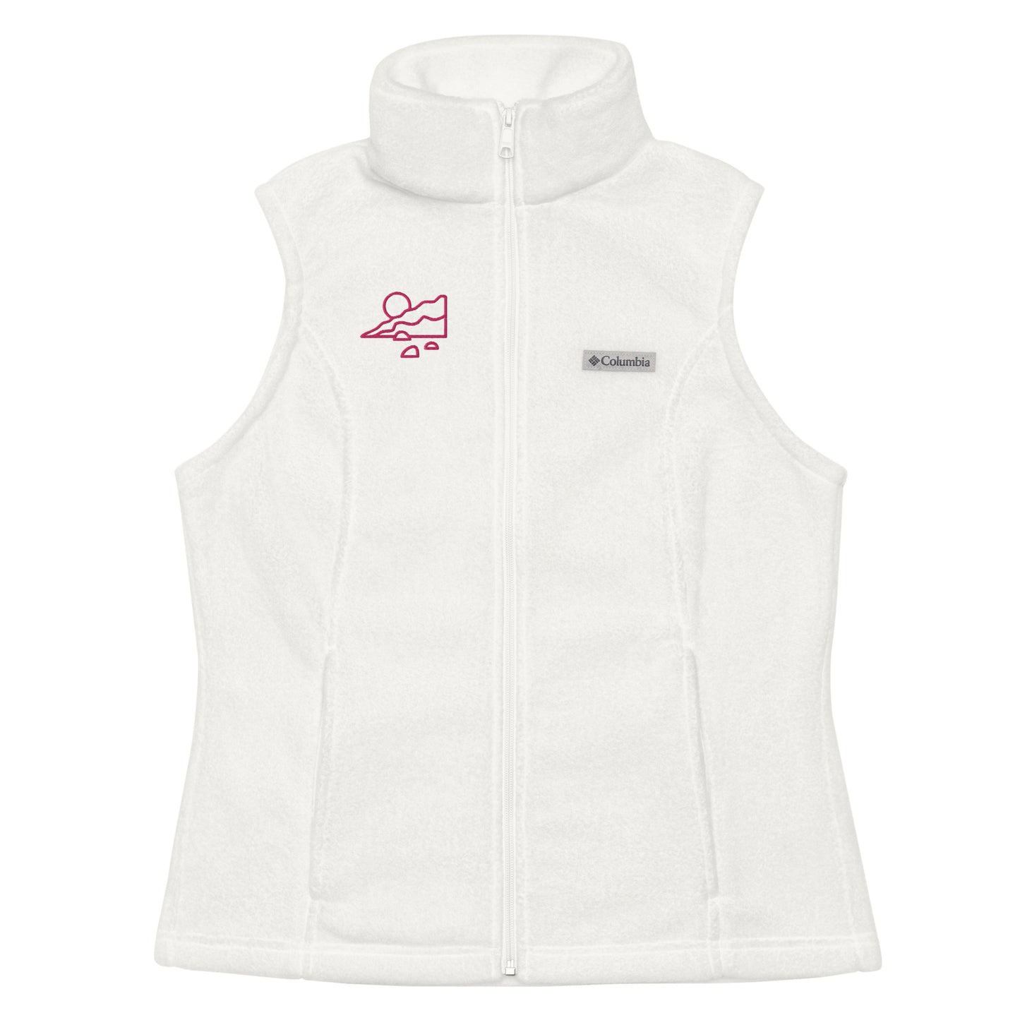 Chaleco polar bordada Columbia, mujer