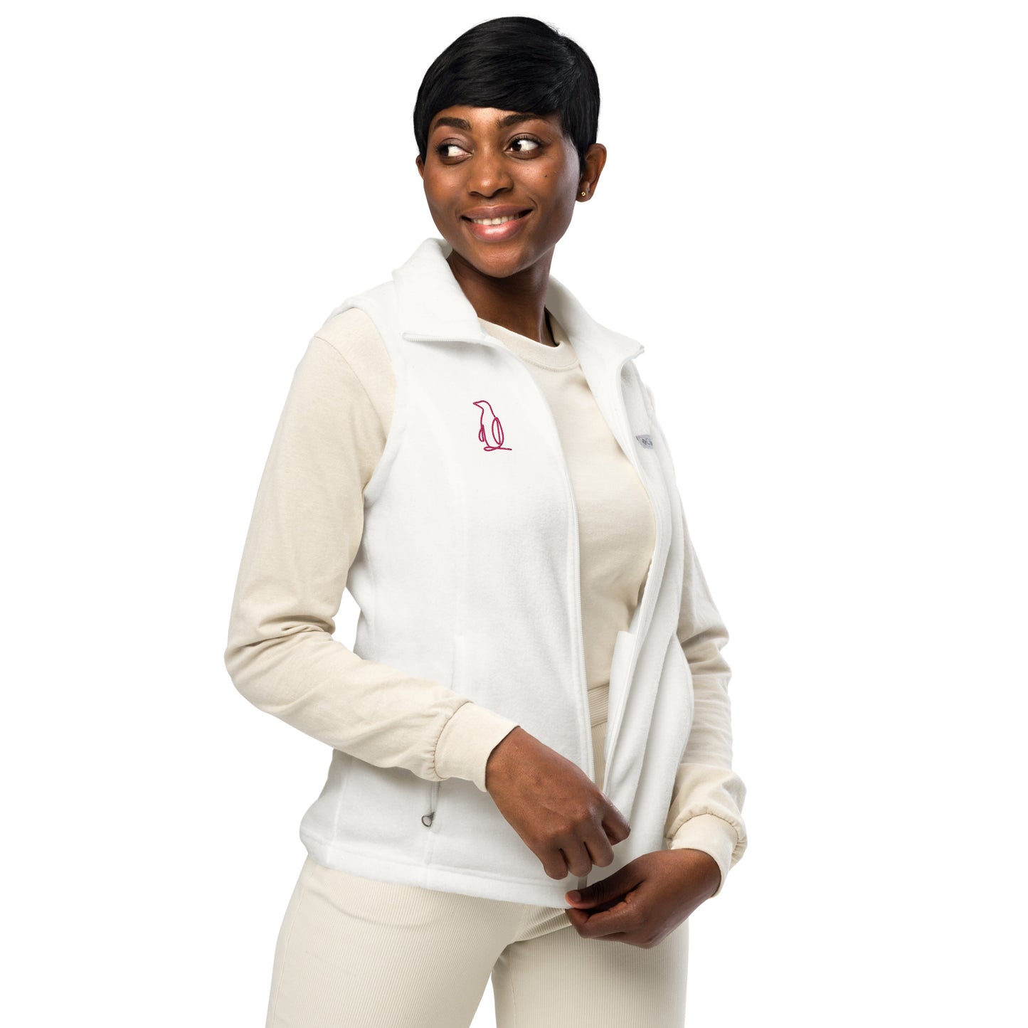 Chaqueta polar bordada Columbia, mujer