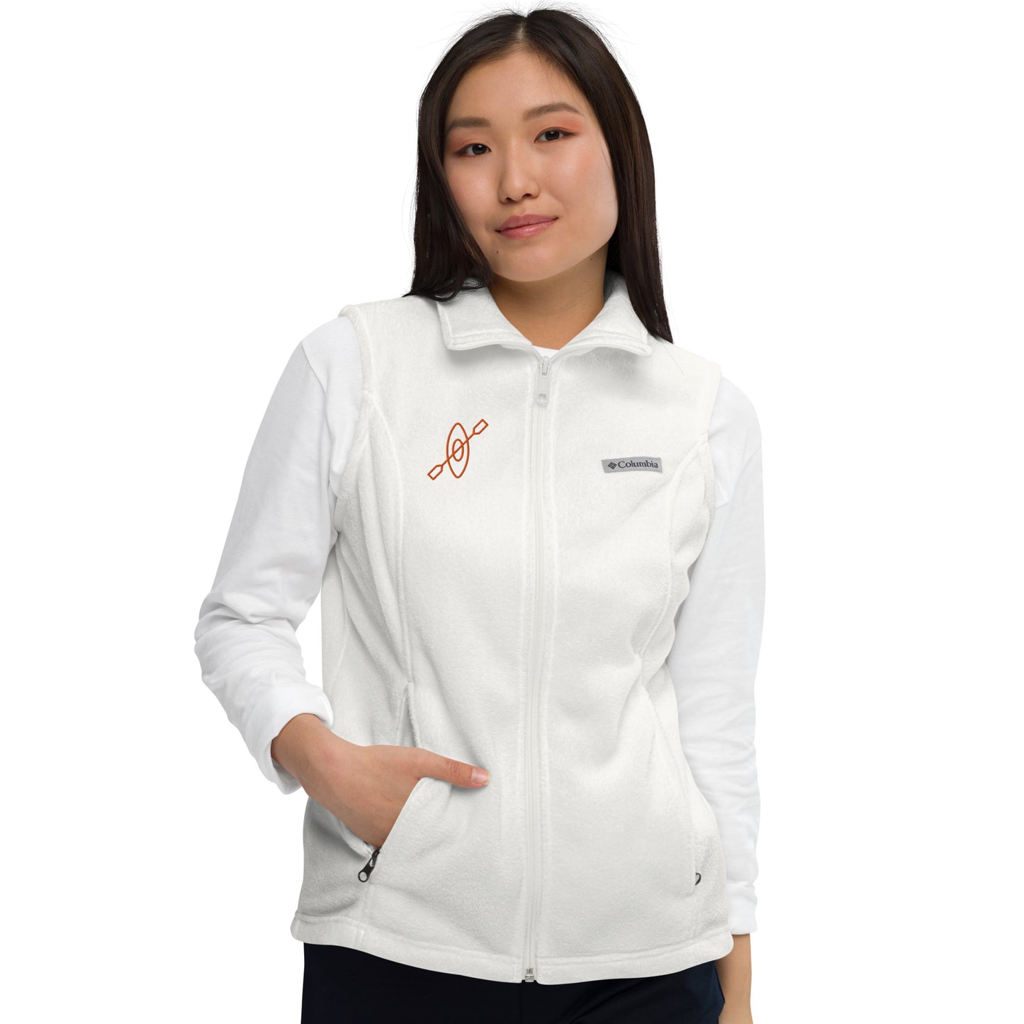 Chaqueta polar bordada Columbia, mujer
