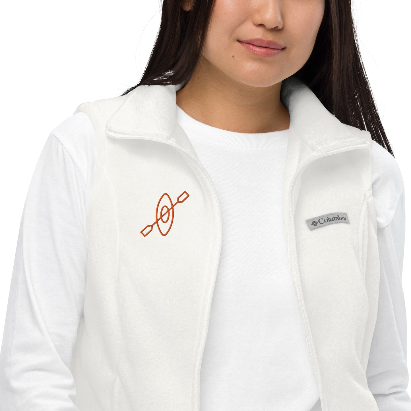 Chaqueta polar bordada Columbia, mujer