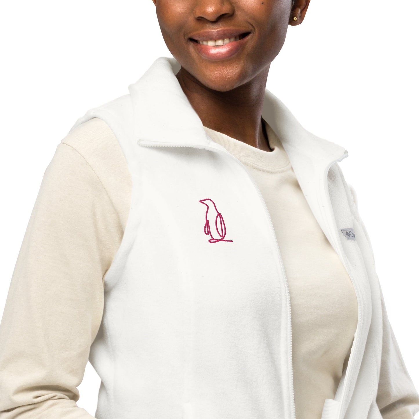 Chaqueta polar bordada Columbia, mujer
