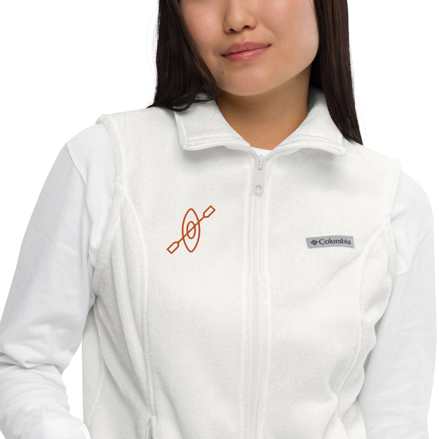 Chaqueta polar bordada Columbia, mujer