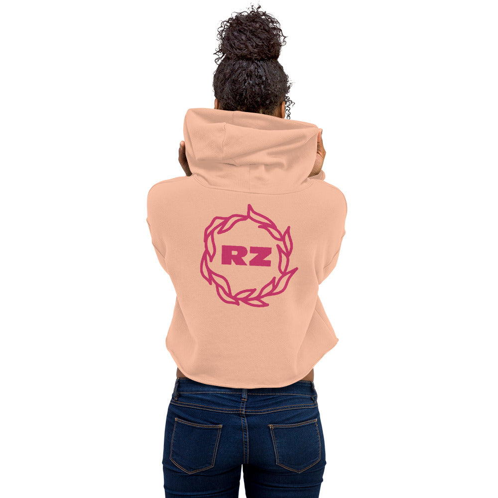 Sudadera corta RZ bordada y estampada