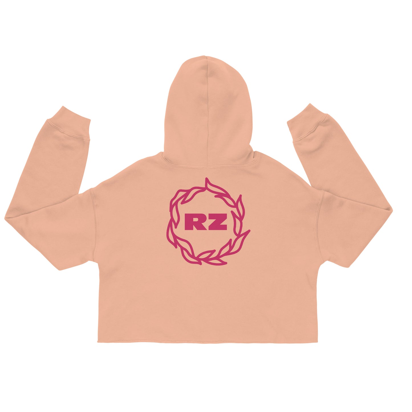Sudadera corta RZ bordada y estampada