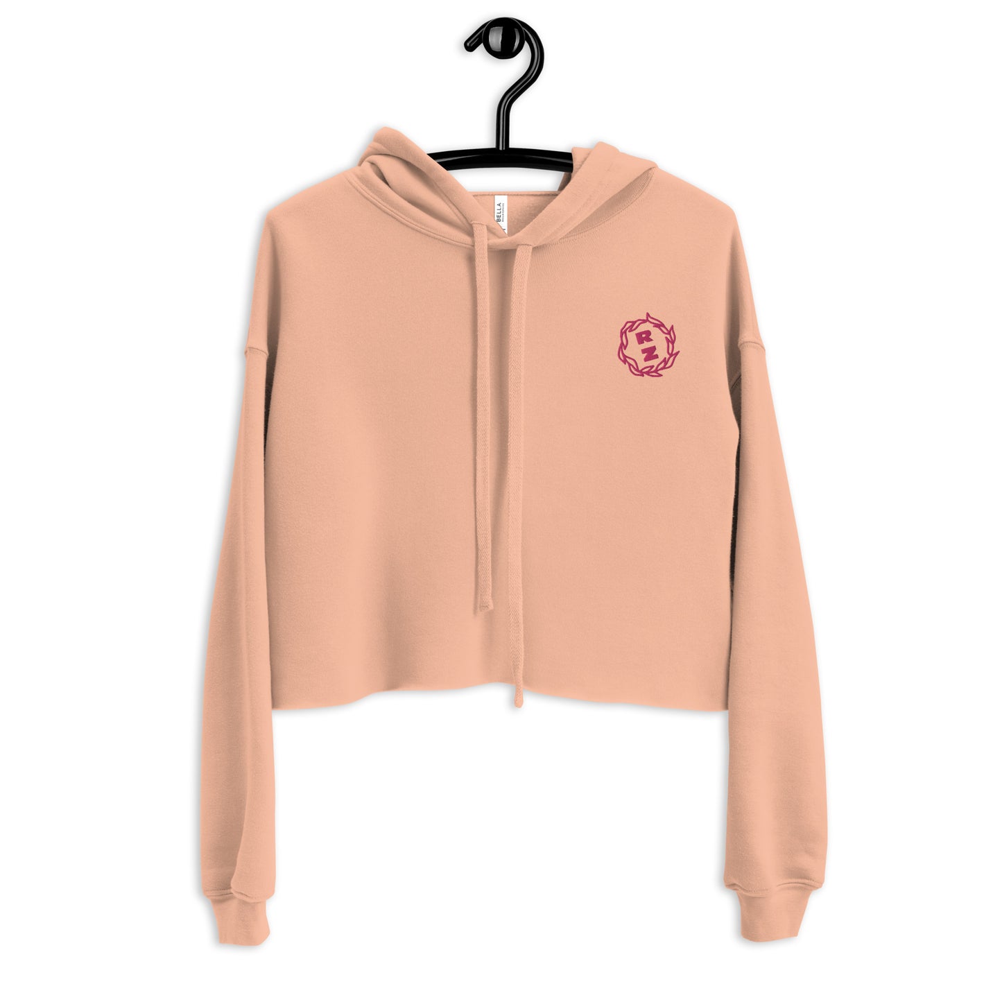 Sudadera corta RZ bordada y estampada