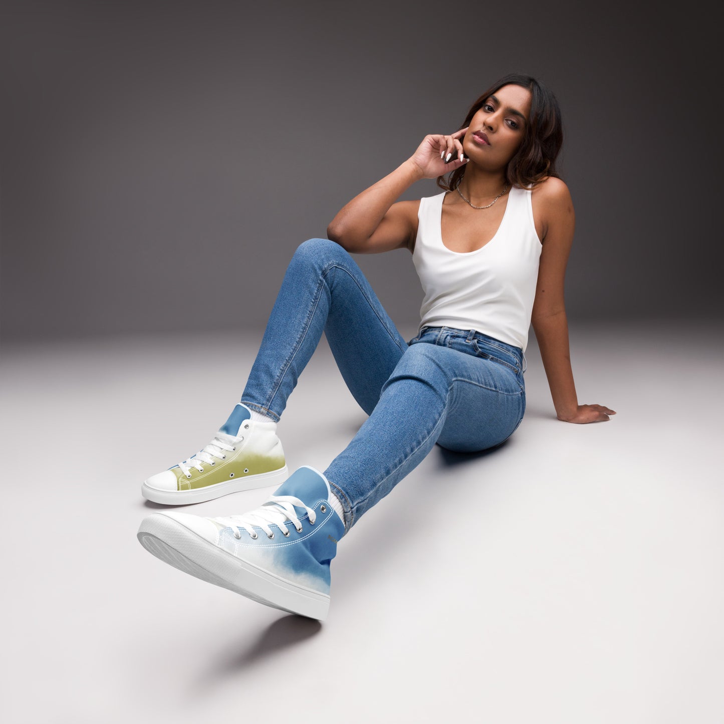 Zapatillas caña alta RZ, mujer
