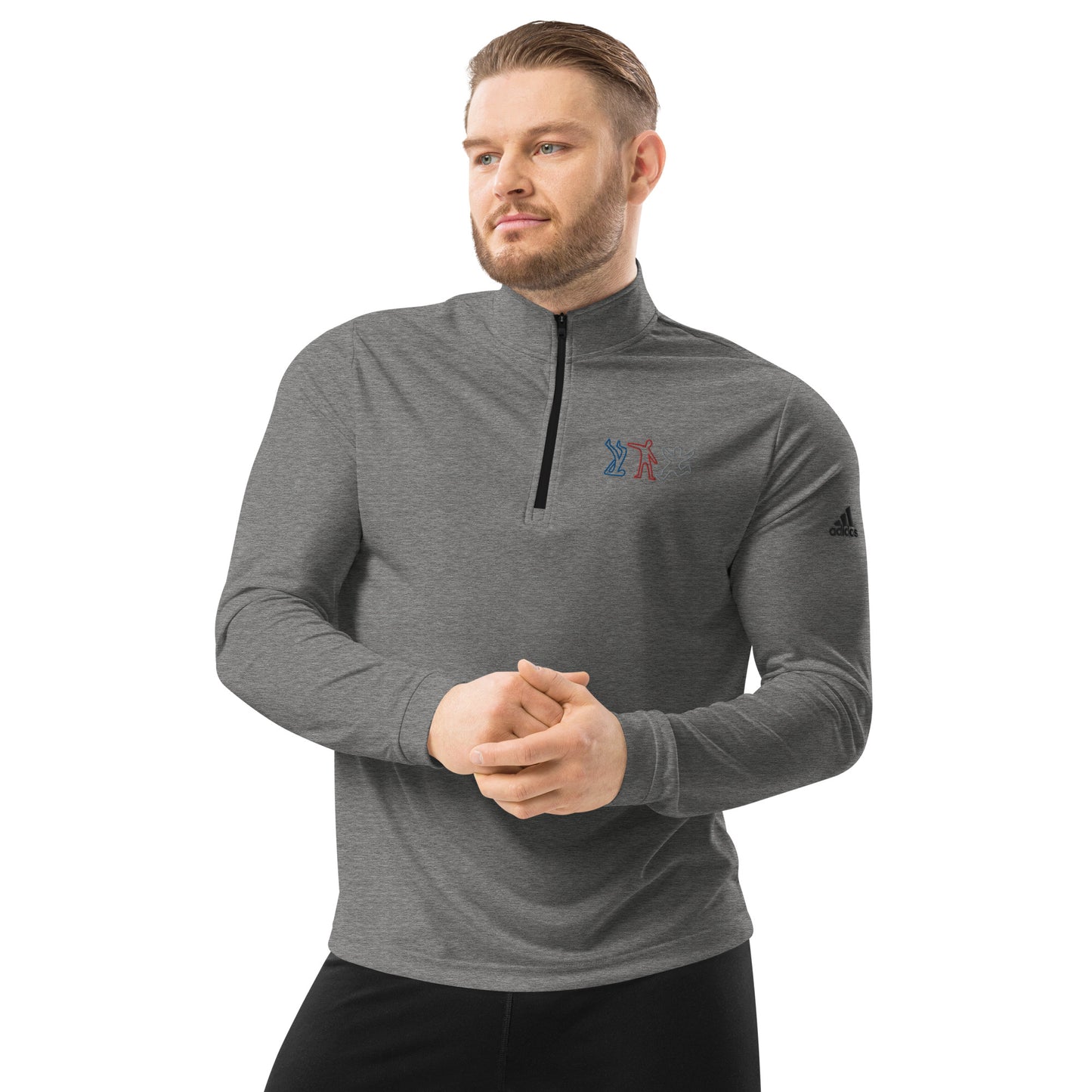 Sudadera Adidas bordada hombre
