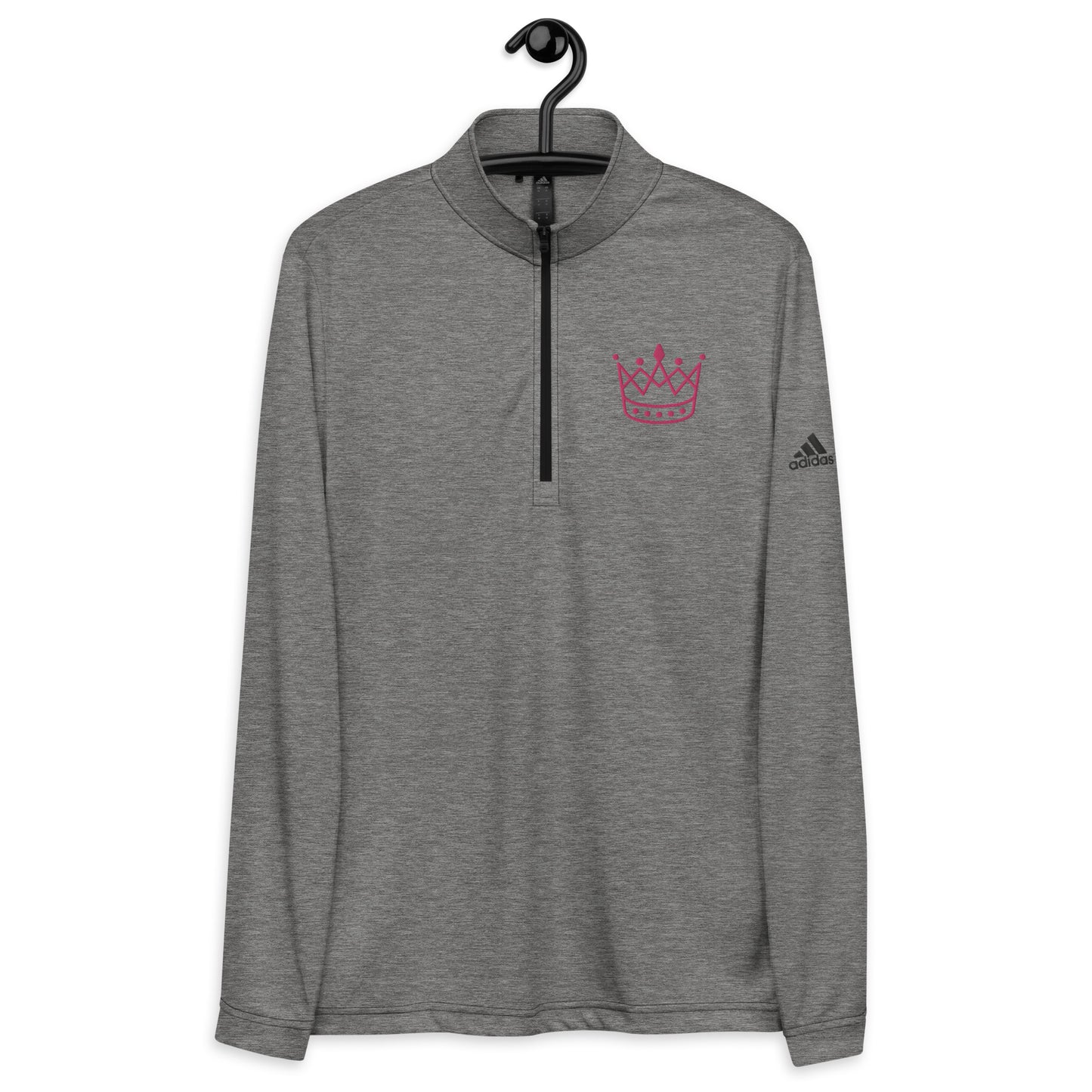Sudadera Adidas mujer bordada rosa-fuxia