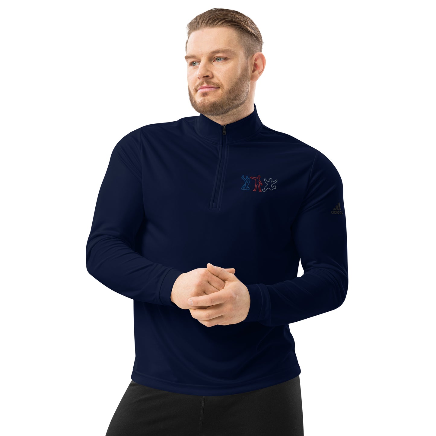 Sudadera Adidas bordada hombre