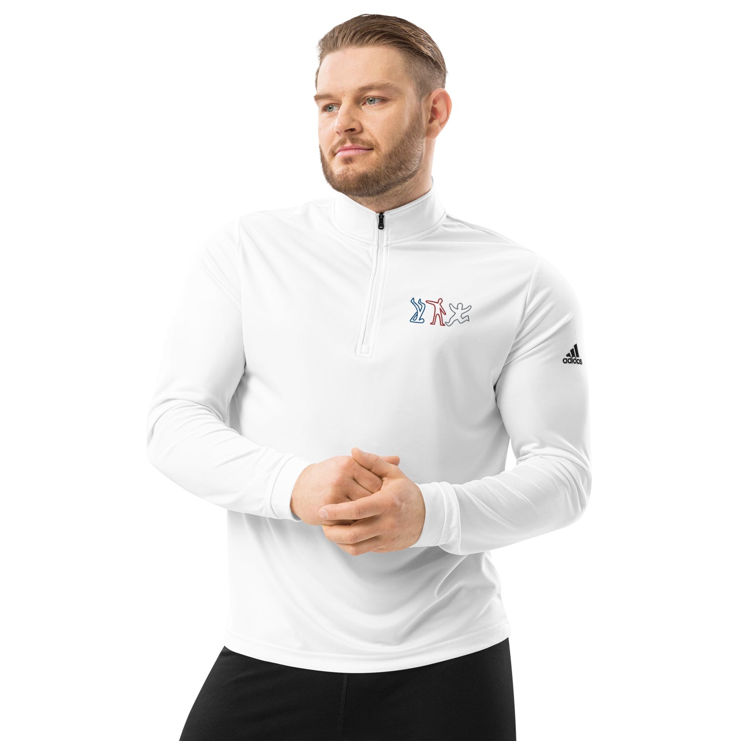 Sudadera Adidas bordada hombre