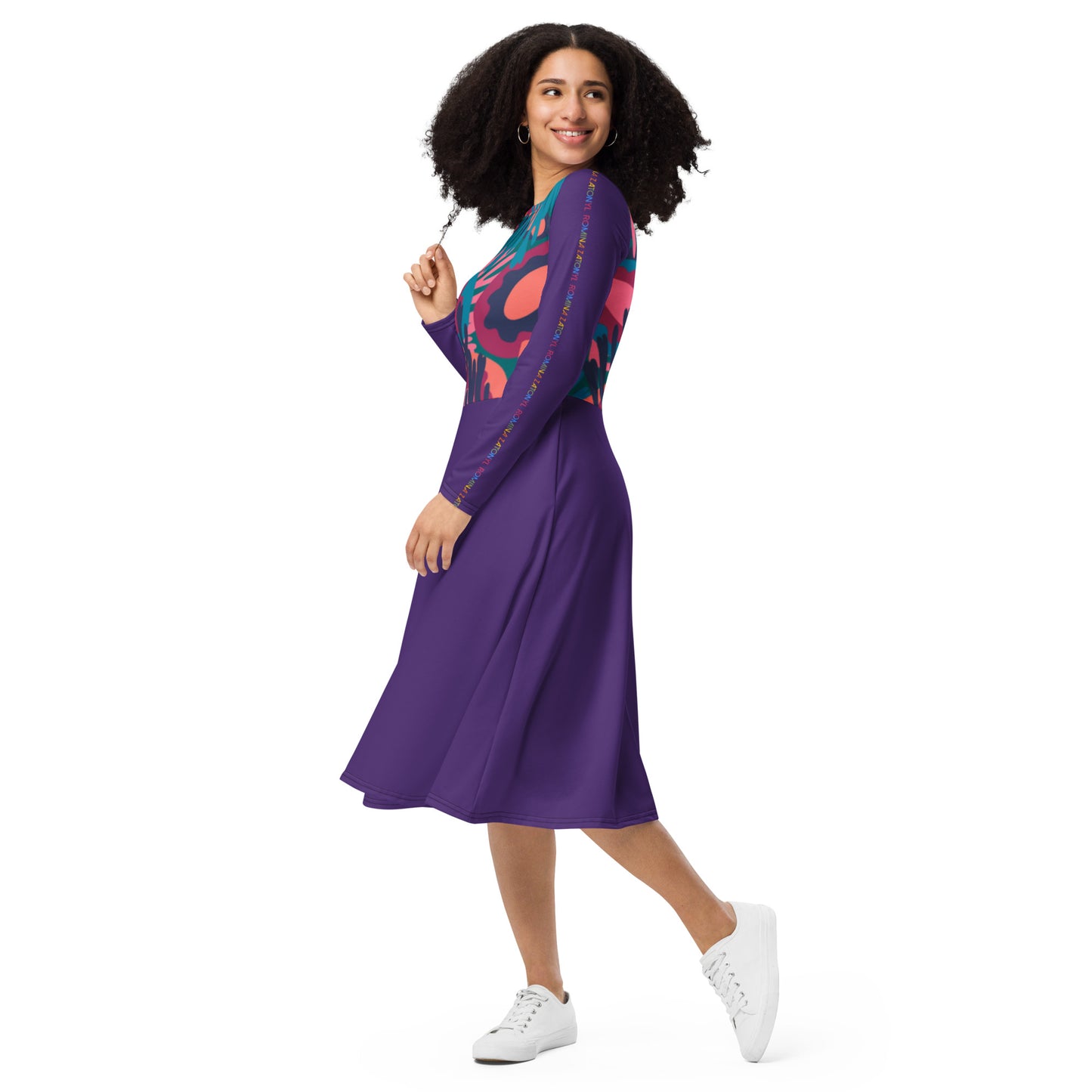 Vestido midi all over RZ