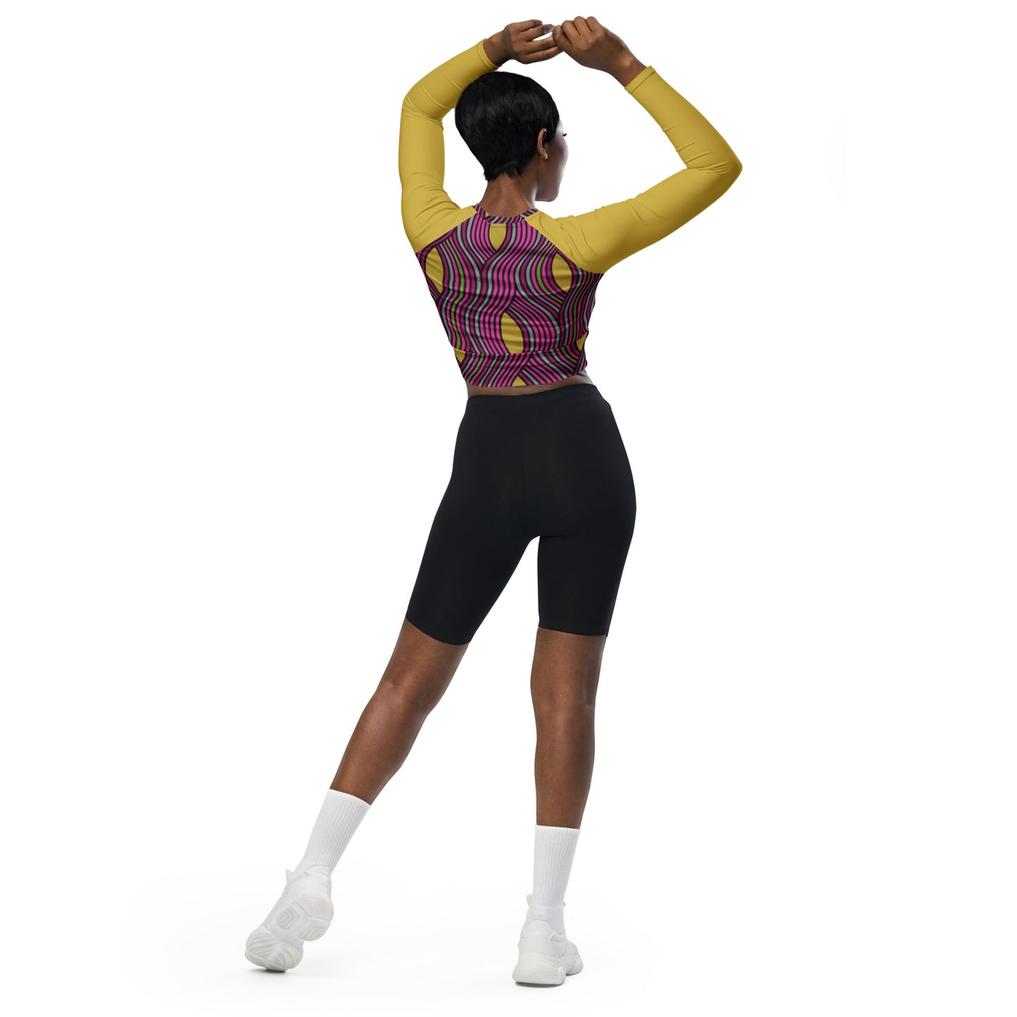 Crop top de poliéster RZ