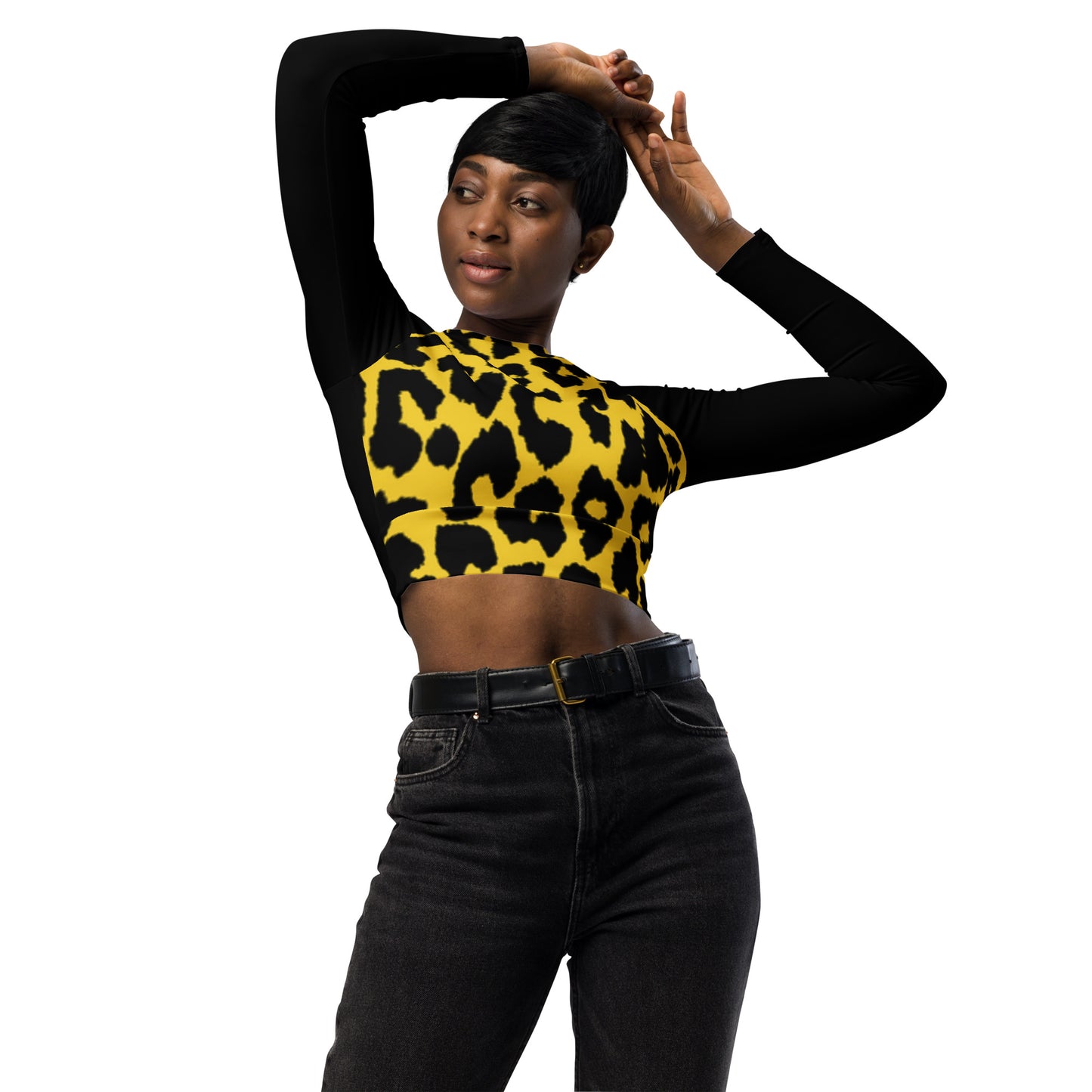 Crop top de poliéster RZ