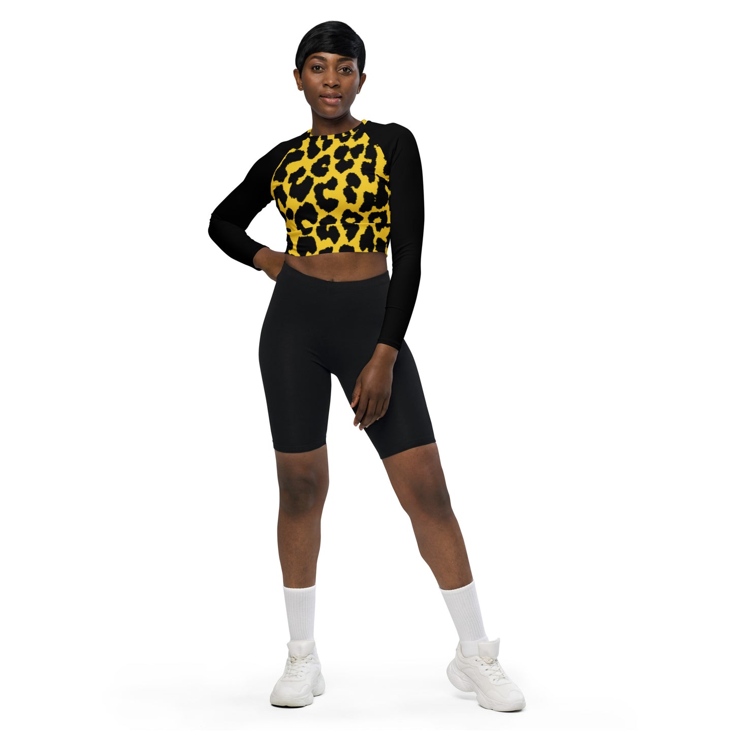 Crop top de poliéster RZ