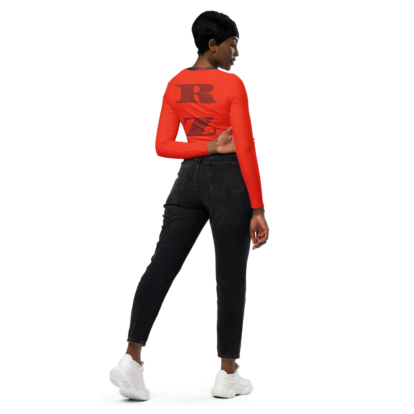 Crop top de poliéster RZ