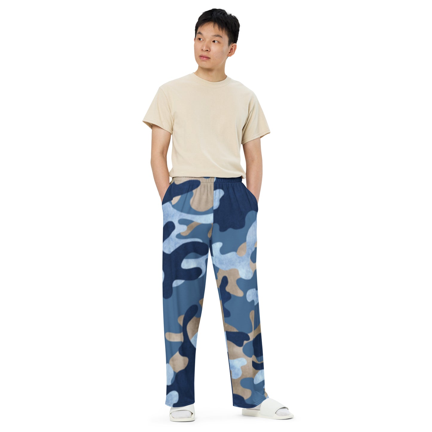 Pantalón ancho all over unisex RZ