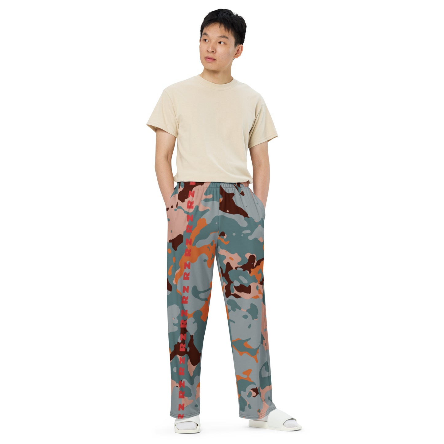 Pantalón RZ ancho all over unisex