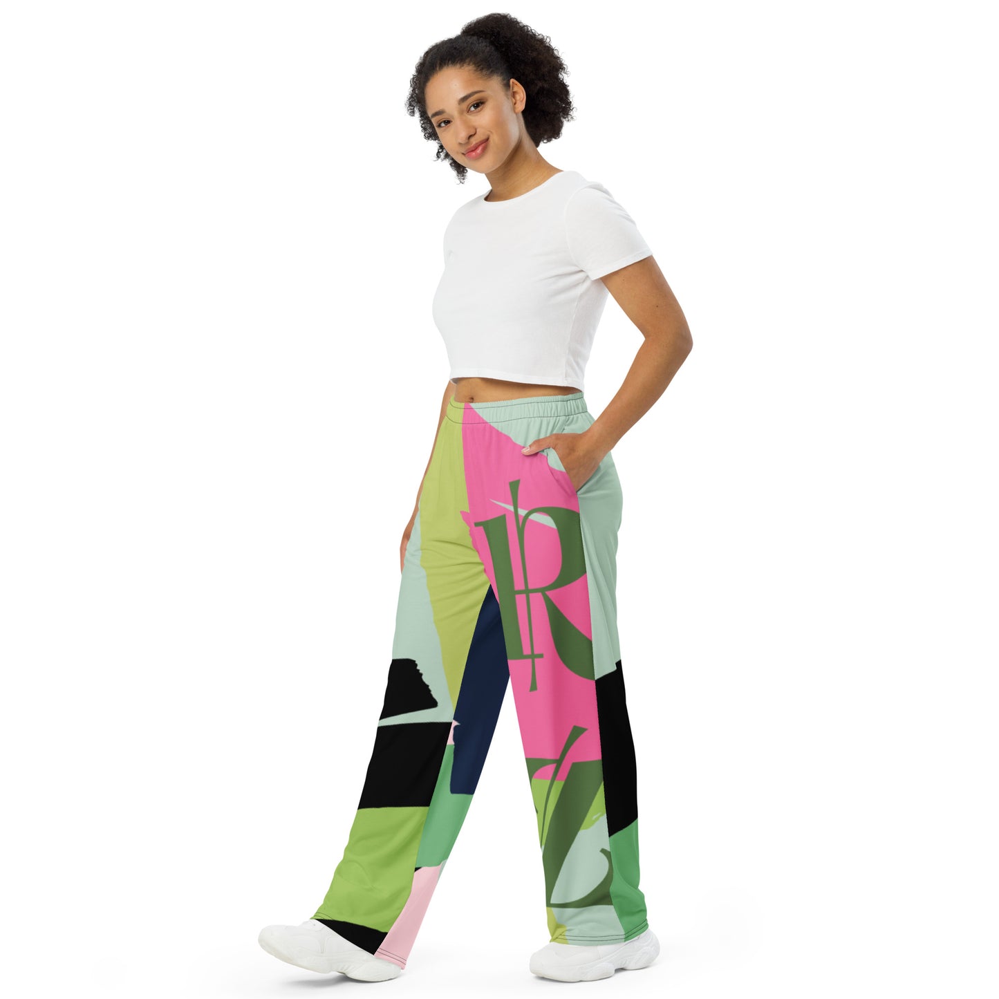 Pantalón ancho all over unisex RZ