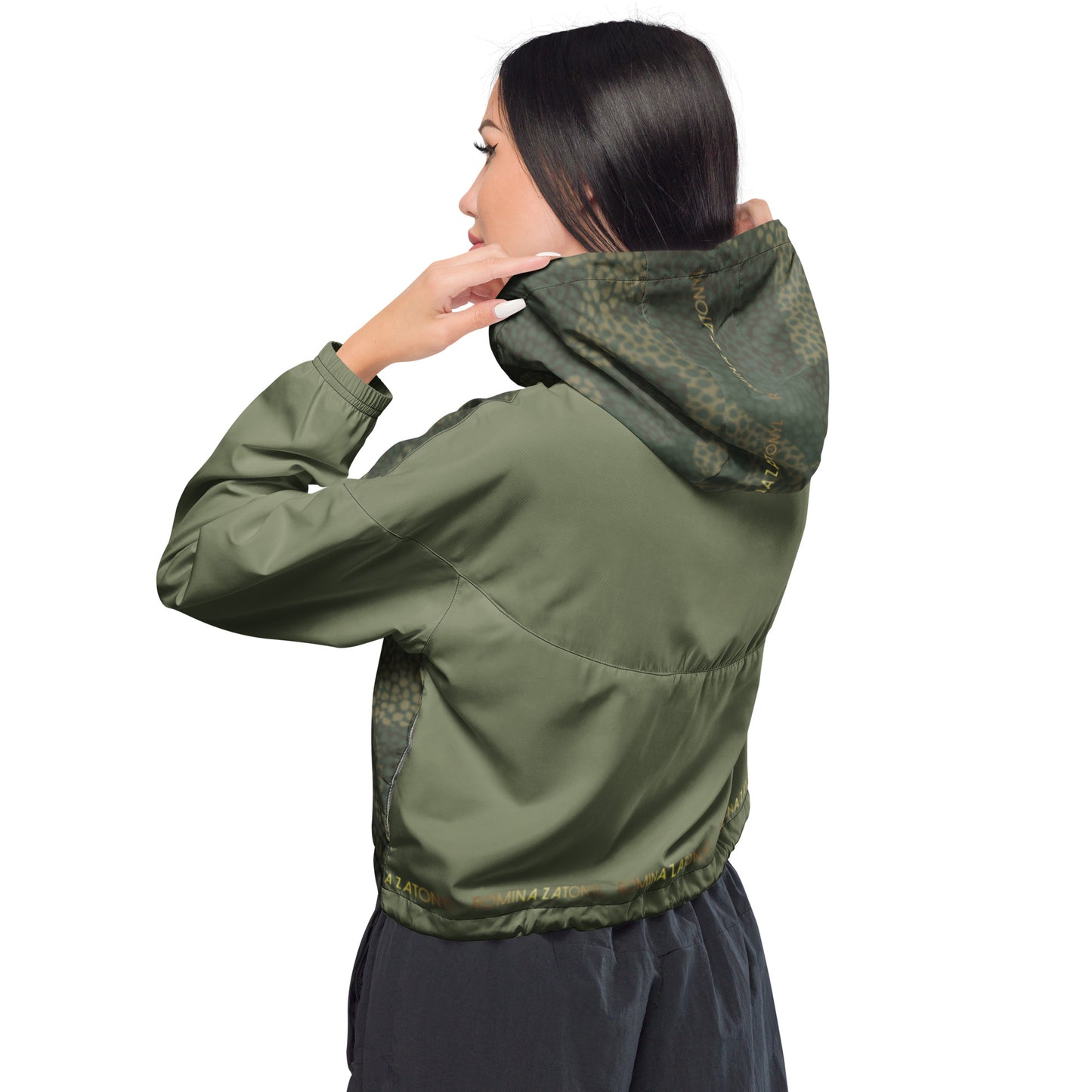 Cortavientos crop RZ camuflado